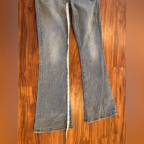 Mother Denim High Waisted Weekender Skimp, Northern Lights gray size 25